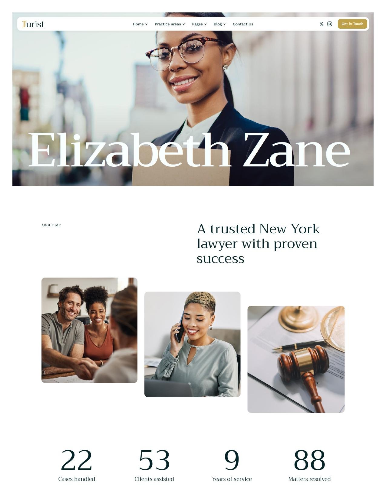 Jurist Law Firm website